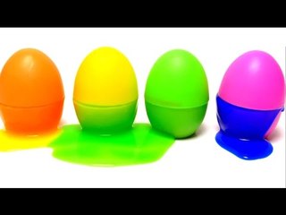 Play Slime Surprise Eggs with Toys (Frozen Olaf, Eeyore, Snail ...)