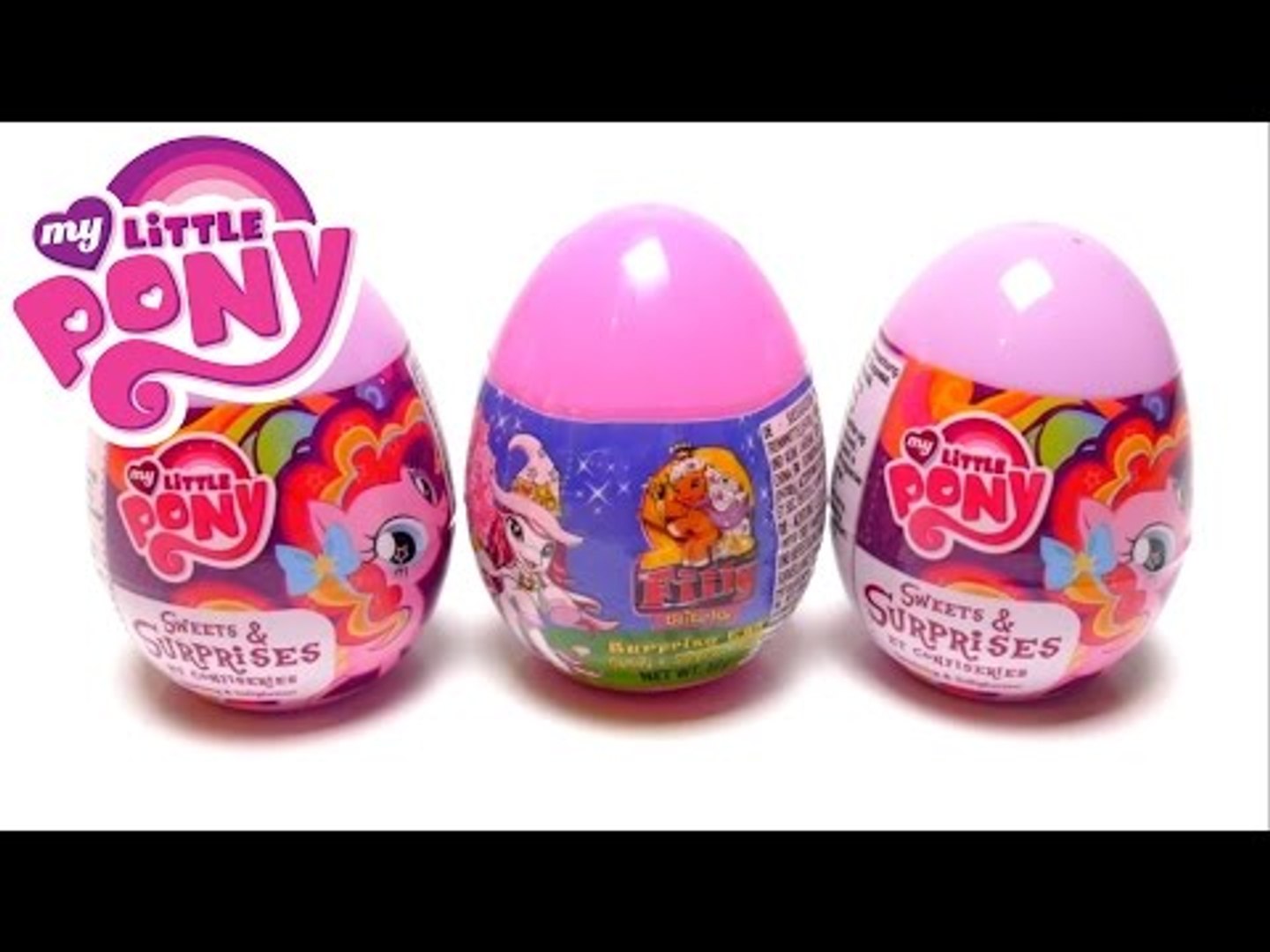 Play Doh SURPRISE EGGS My Little Pony - Surprise Eggs Unboxing