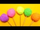 Fancy Foam Pearl Clay Lollipops with Surprise Toys (SpongeBob, Hello Kitty, Dolphin...)