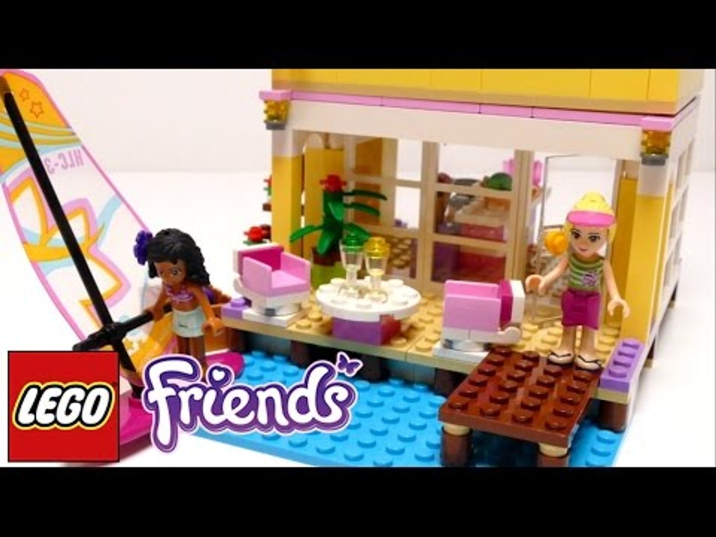 LEGO Friends 41037 Stephanie's Beach House - Lego Fun Bricks - video  Dailymotion