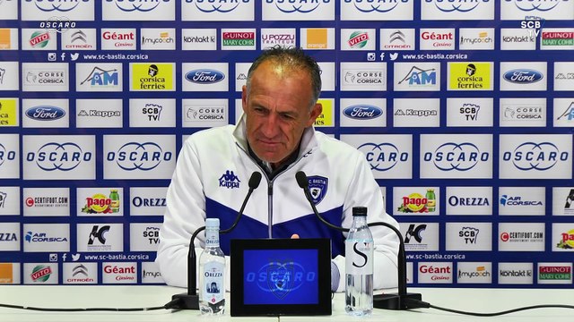 Bastia-Reims : Conf. d'avant-match de G. Printant