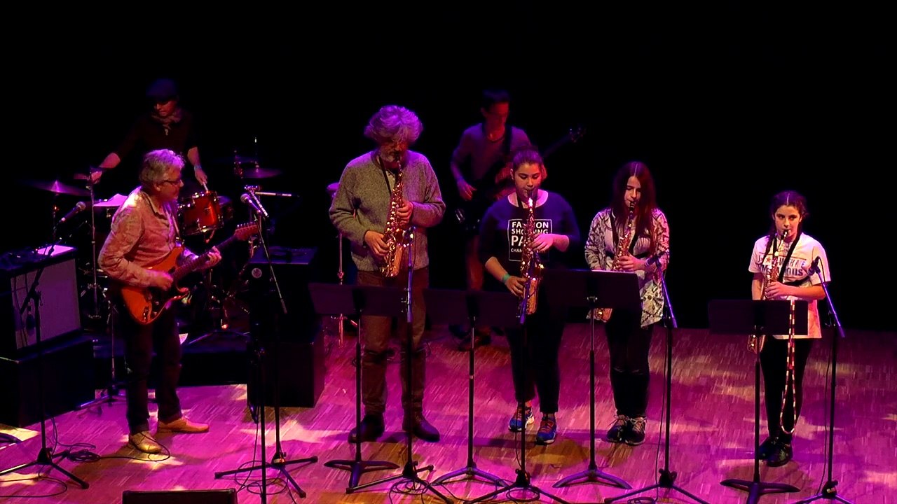 Maison des Arts : A nous d'chanter 2015 - Majeda, Lou-Anne, Sophie et Yann