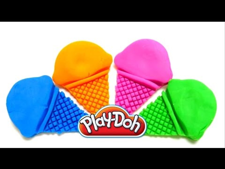 Play-Doh Ice Cream Cones with Surprise Toys (SpongeBob, Disney Minnie Mouse, Hello Kitty & ...)