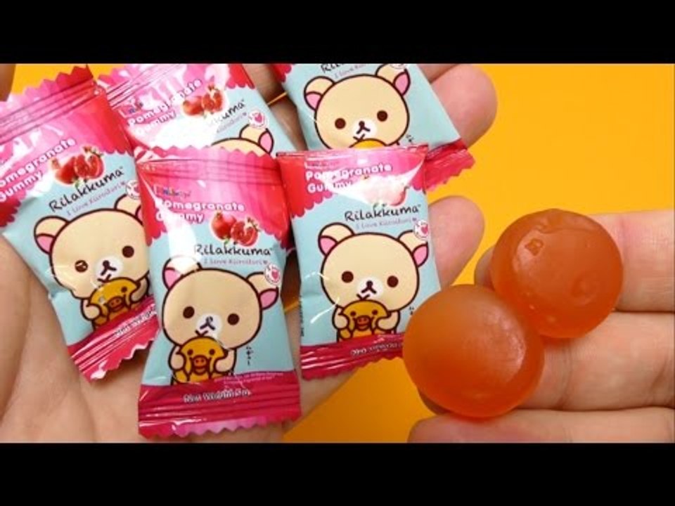 Rilakkuma - Hajuku Pomegranate Gummy Sweets