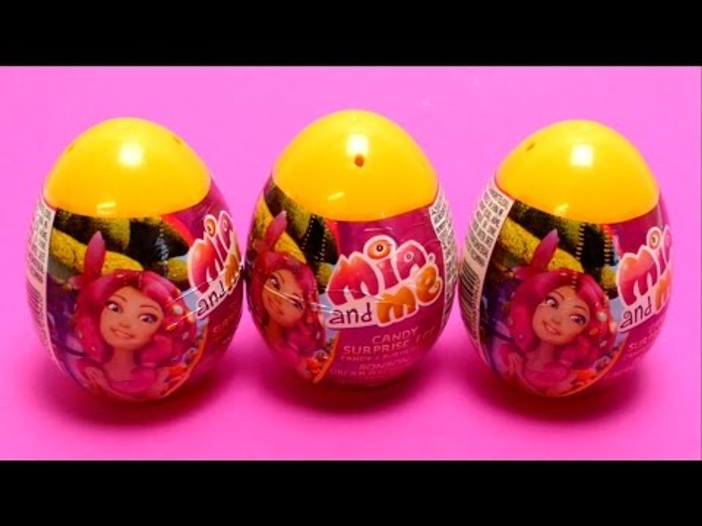 Mia and Me Surprise Eggs with Toys - video Dailymotion