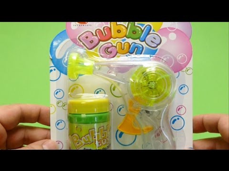 Soap Bubble Gun Toy with Fancy Light Effects for Kids