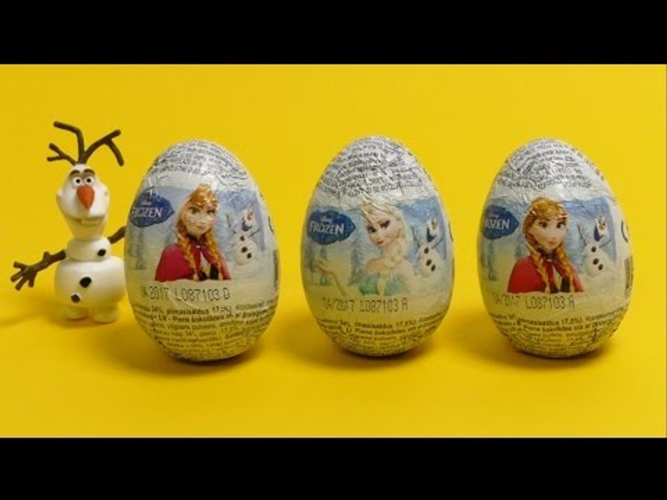 FROZEN Elsa & Anna Surprise Eggs with Toys