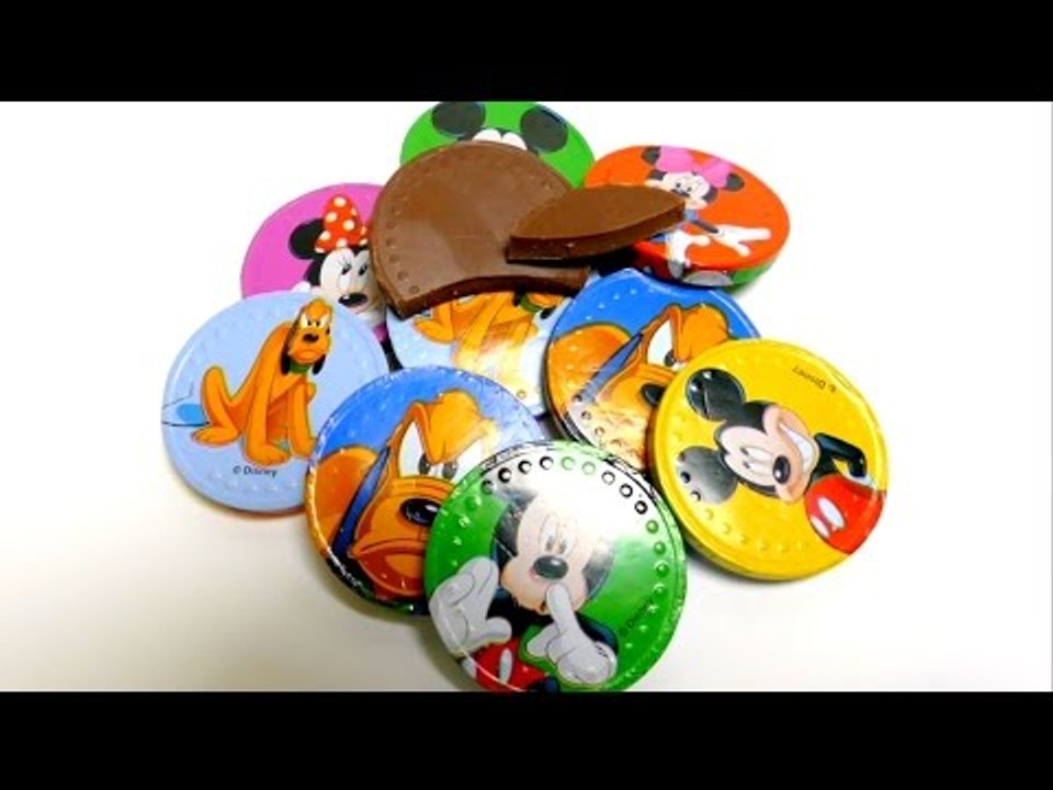 Disney Mickey Mouse and Friends Milk Chocolate Coins in a Net