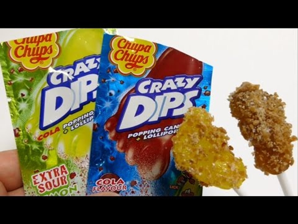 Chupa Chups CRAZY DIPS - Lemon & Cola Flavour