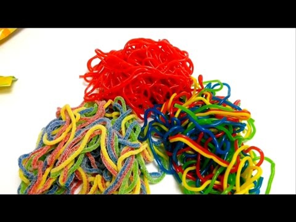 Hitschler - Rainbow Spaghetti Candy Unboxing
