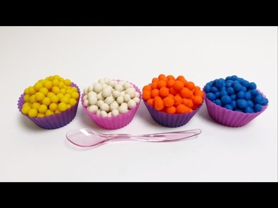Play-Doh Surprise Dippin Dots Cupcake - Spongebob, Pluto, Smurf