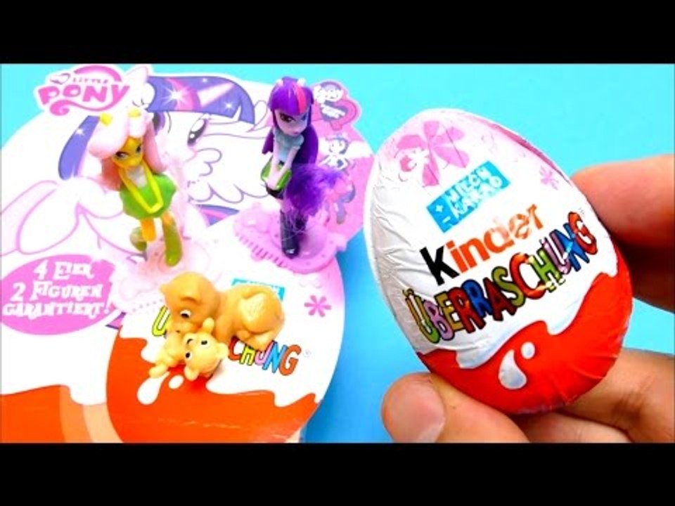 Little Pony Special Edition - 4 Kinder Surprise Eggs with Toys