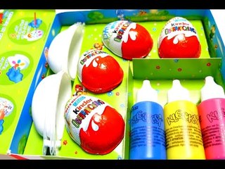 4 Surprise Eggs Painting Set - Kinder Easter Eggs Painting