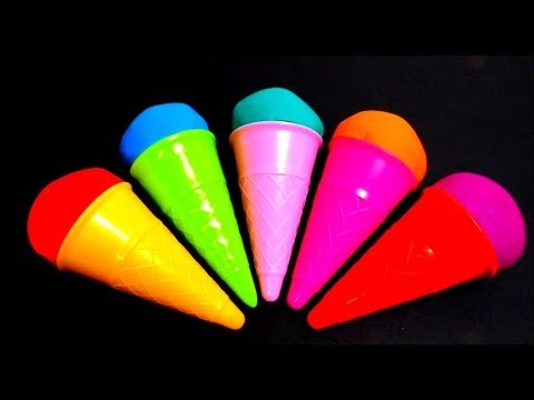 Play-Doh Ice Cream Cone Surprise Eggs - Angry Birds, Hello Kitty, Spongebob & Minions Toys