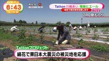 【川嶋あい】めざましテレビ 20151218 Tattonプロジェクト 収穫福島市