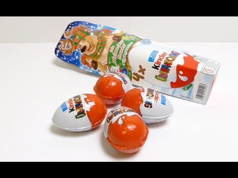 Christmas Edition 2015 - 4 Kinder Surprise EGG