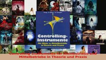 Download  ControllingInstrumente für Kleinbetriebe und Mittelbetriebe in Theorie und Praxis Ebook Frei