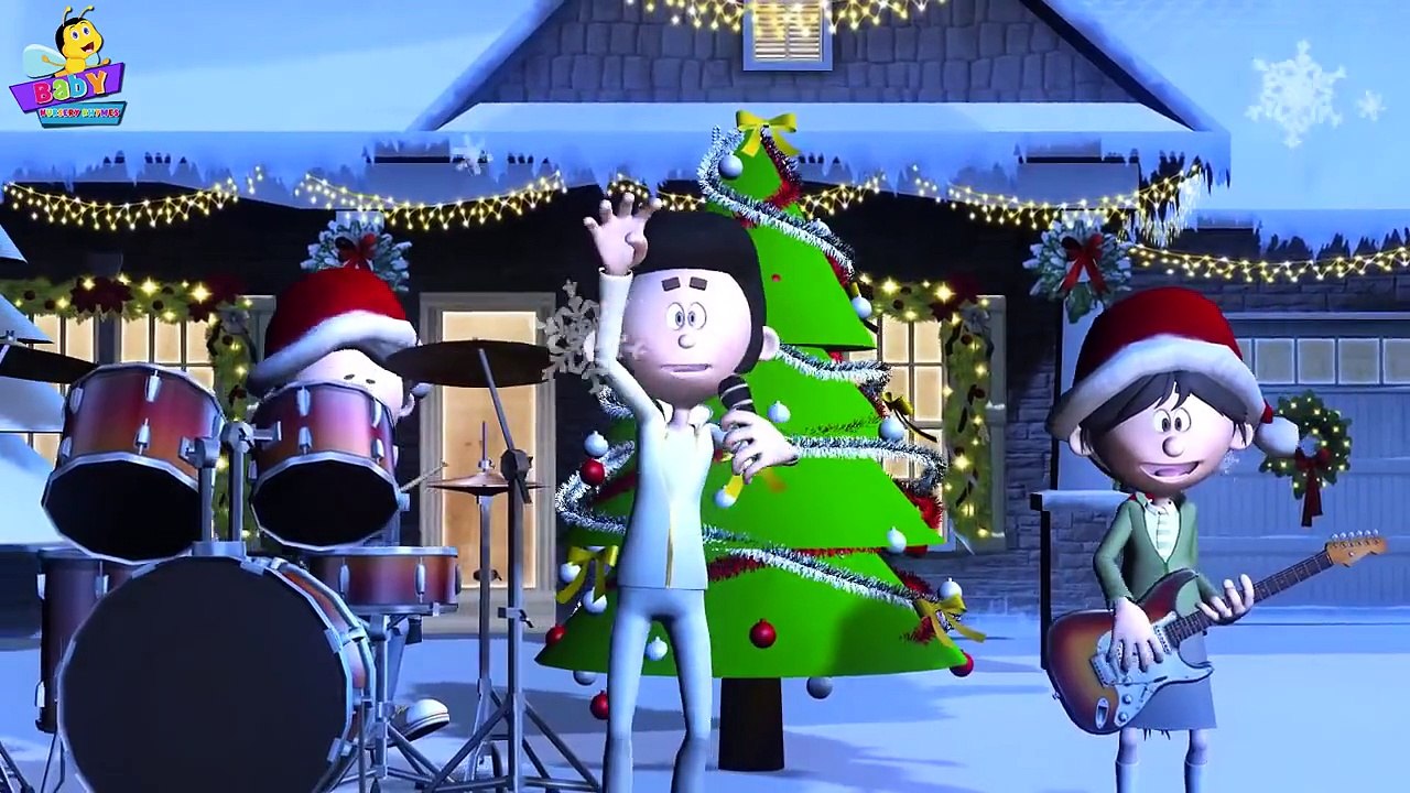 Christmas Songs | White Christmas in 3D| Christmas Songs For Children By Baby Nursery Rhym