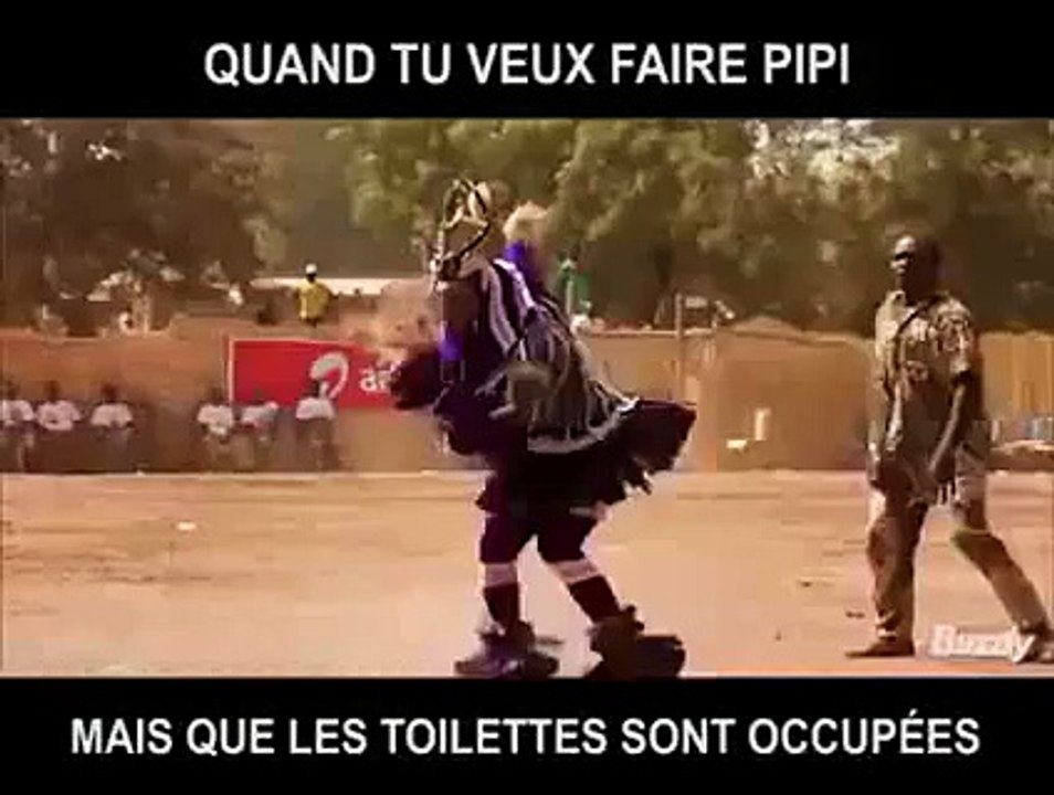 Quand tu veux faire pipi mais les toilettes sont occupés ^^