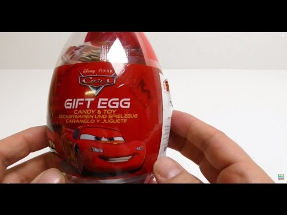 Giant Disney Pixar CAR's Surprise Egg with Candy & Toy