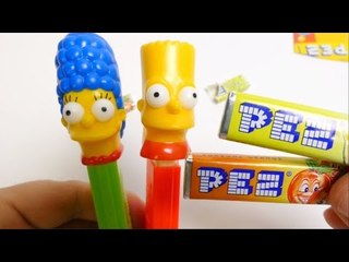 PEZ Simpsons Bart & Marge Dispenser
