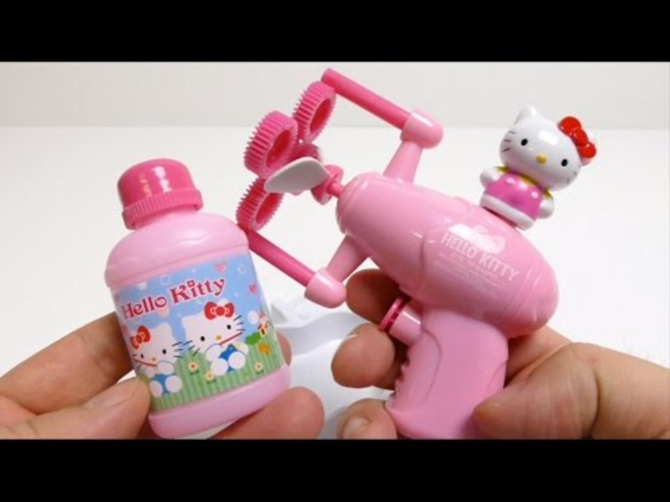 Hello Kitty Bubble Machine Gun Fun Toy