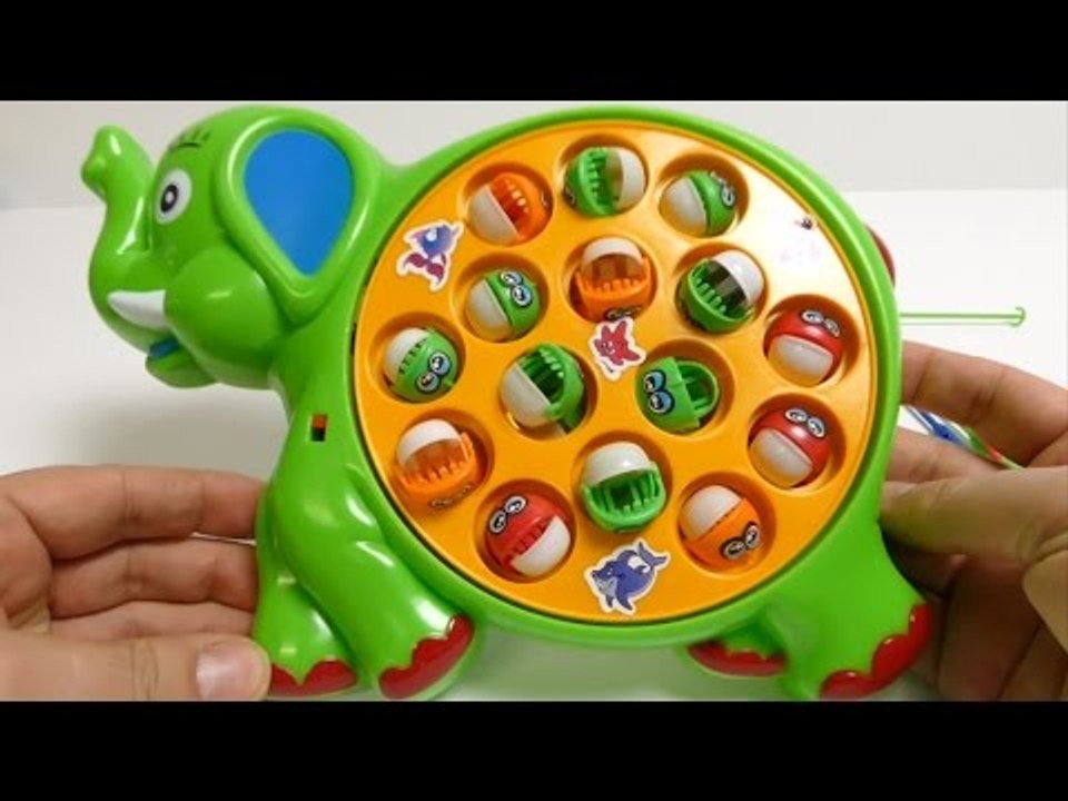 Floating Fish Toy - Fishing Game Toy  - Green Elephant Style
