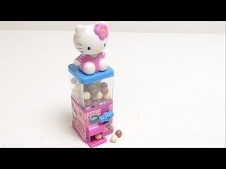 Hello Kitty Gumball Machine with Chocolate Balls (ガムボールマシーン)