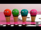 Play-Doh Ice Cream Cupcakes Playset Playdough - Hello Kitty Toys with Eyes