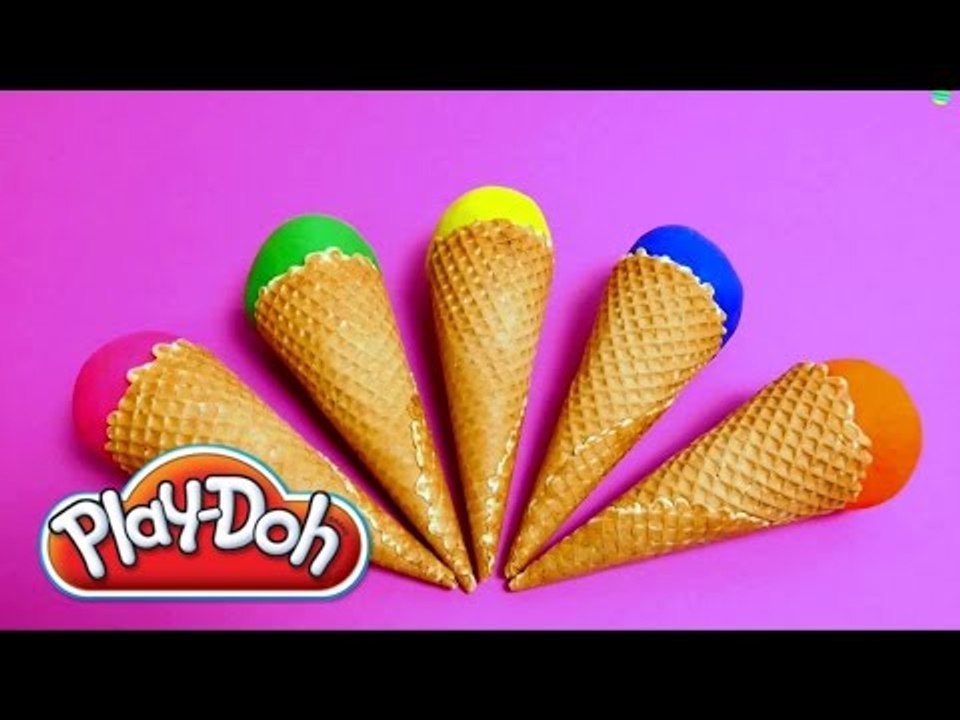 Play-Doh Surprise Egg Ice Cone - Hello Kittty, Dolphin, Minions  & Monsters Toys