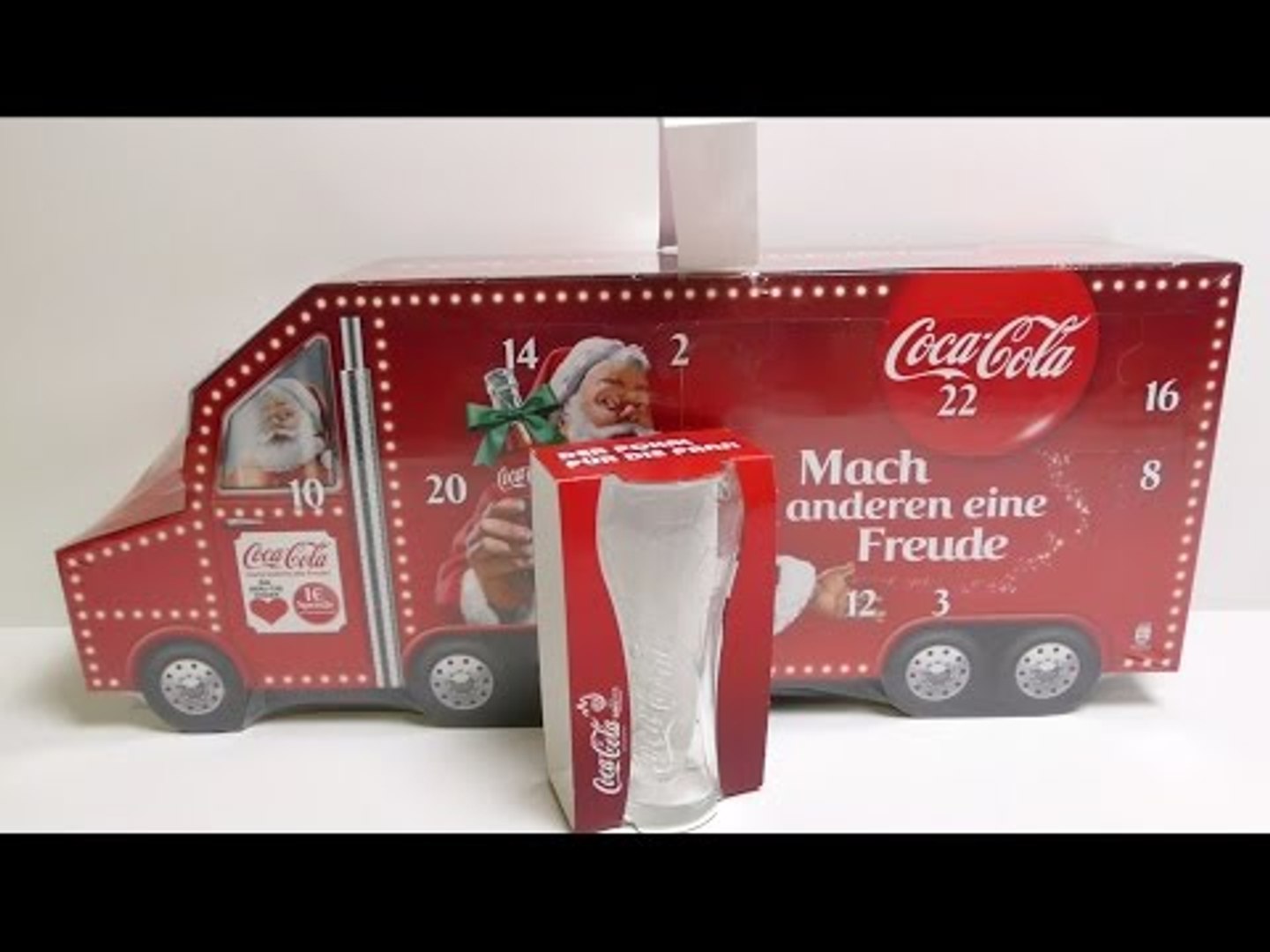 Big Coca Cola Truck Advent Calendar Unboxing - video Dailymotion