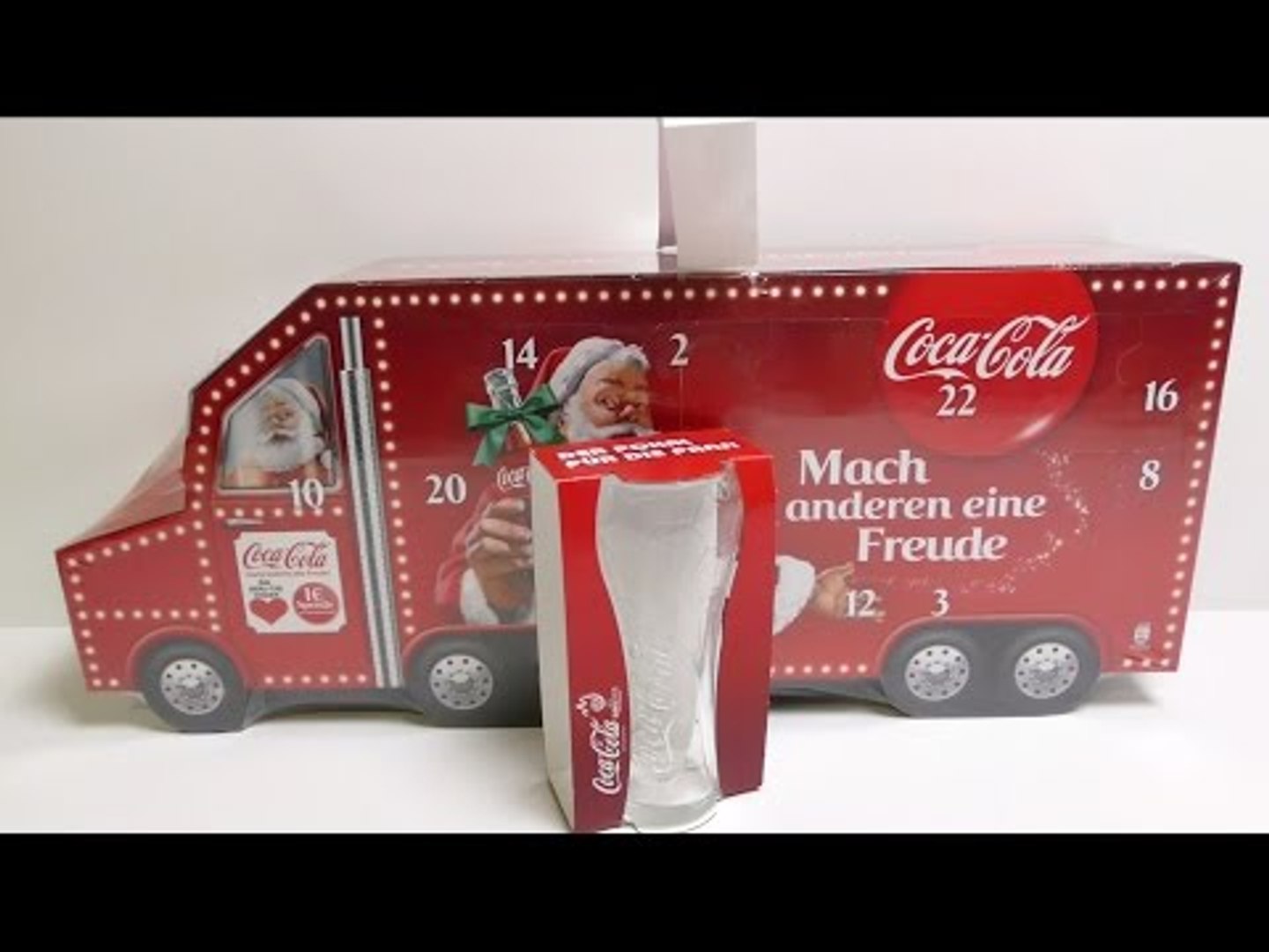 big-coca-cola-truck-advent-calendar-unboxing-video-dailymotion