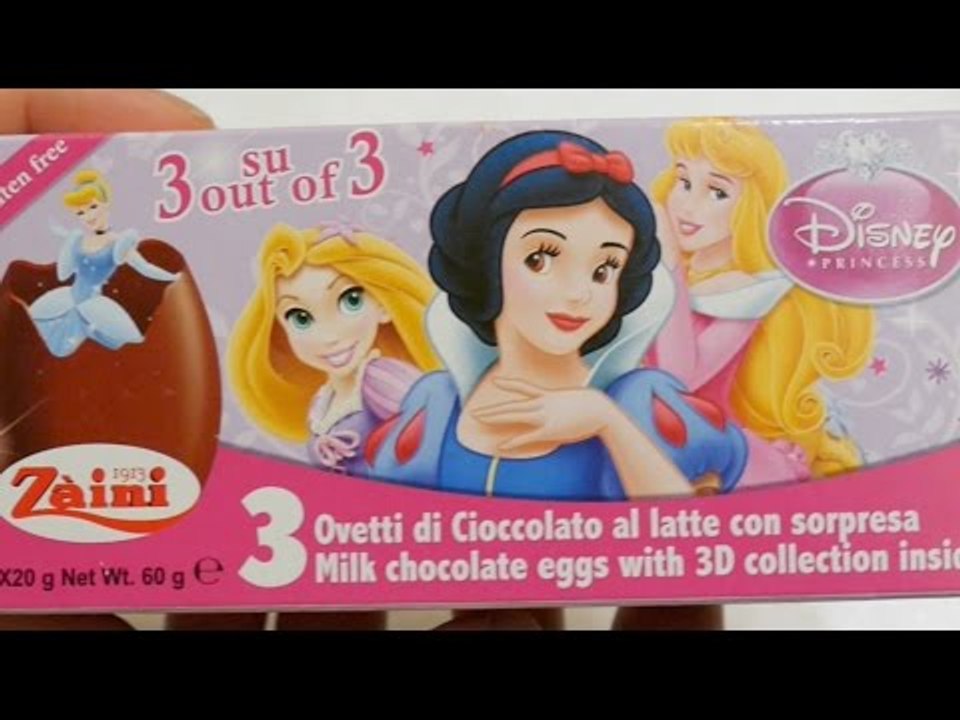 Disney Princess 3D Collection Surprise Eggs Zaini