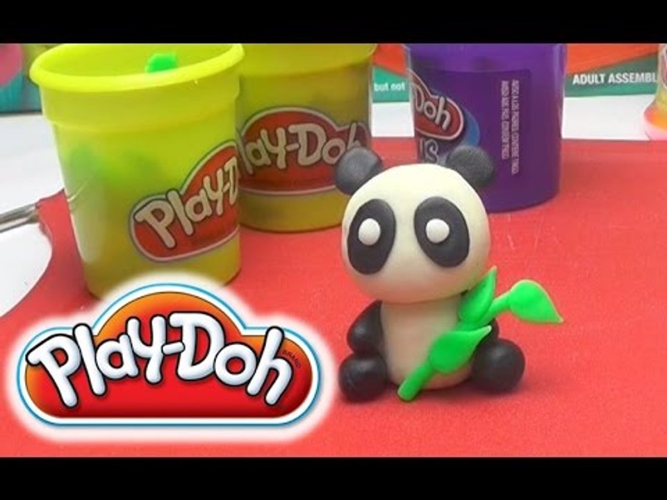 Play-Doh Cute Panda DIY