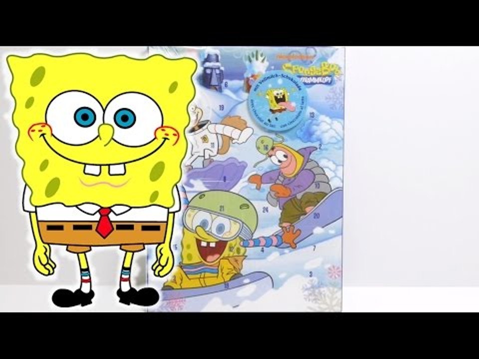 SpongeBob SquarePants Advent Calendar 2015 Unboxing