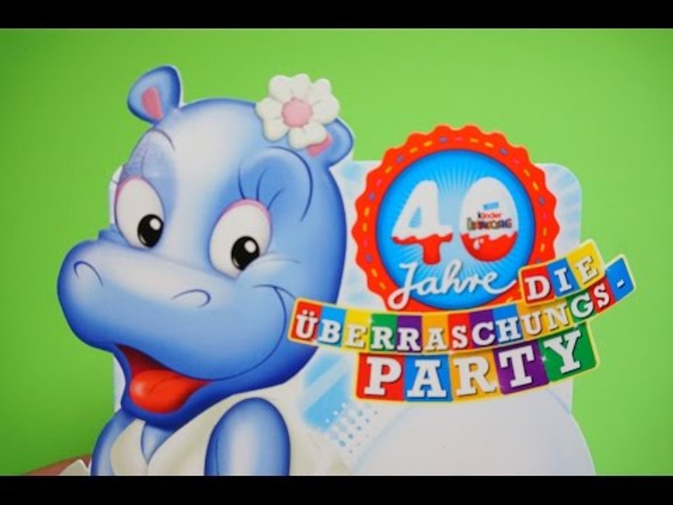 40 Years Hippo Surprise Eggs - Special Party Edition