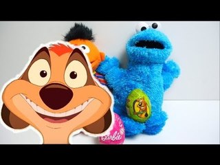 Barbie, Pumba Lion King & Scooby Doo Surprise Eggs