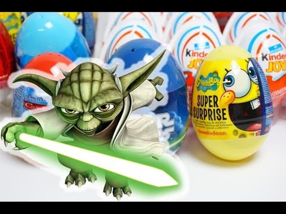 Sponge Bob, Star Wars & Cars Super Surprise Egg