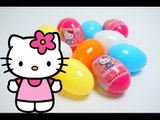 12 Surprise Eggs Unboxing Hello Kitty Special Edition