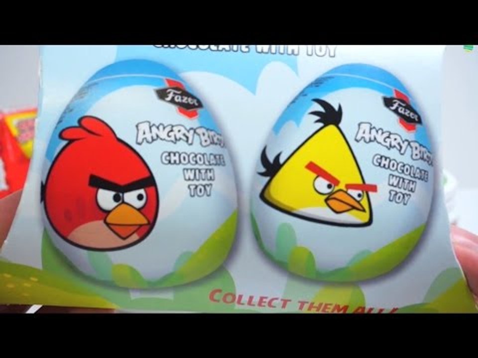 48 min Angry Birds Surprise Eggs & Toys Compilation (48min)