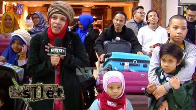 Tiba di Tanah Air dengan Selamat, Gen Halilintar Sujud Syukur - Silet 18 Desember 2015