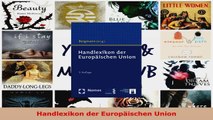 Download  Handlexikon der Europäischen Union PDF Frei