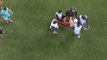 Zou Zheng Horrific Injury Breaks His Leg Barcelona vs Guangzhou Evergrande