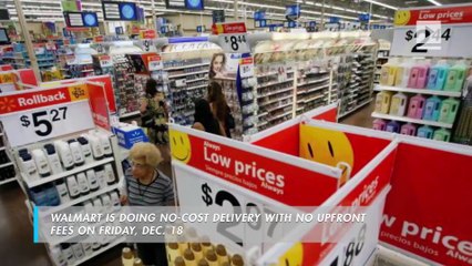 Download Video: Walmart free shipping day: 2015's last-minute holiday shopping just got cheaper