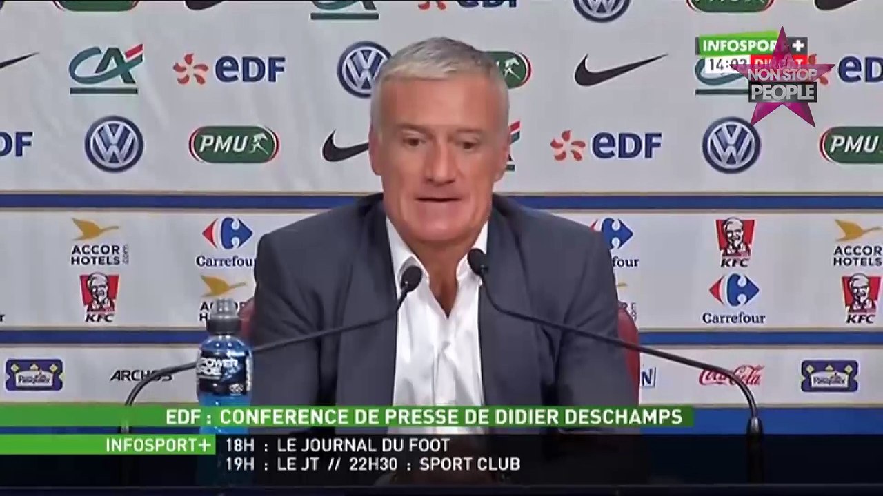 Sextape de Mathieu Valbuena – Karim Benzema : Didier Deschamps en colère, "cette affaire m’énerve"