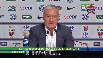 Sextape de Mathieu Valbuena – Karim Benzema : Didier Deschamps en colère, "cette affaire m’énerve"