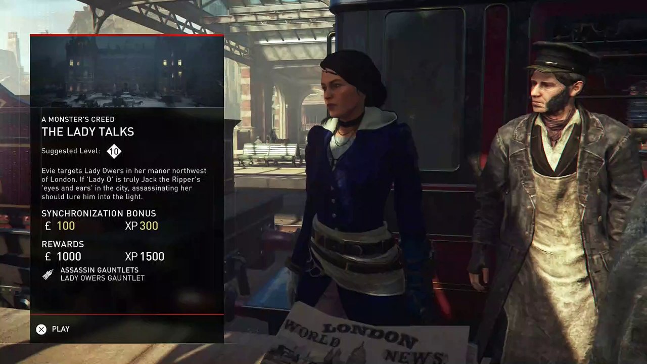 The Lady Talks 100% sync Jack the Ripper memory 4 Assassin's Creed Syndicate