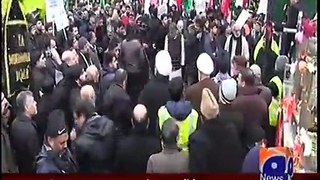 Thousands attend Arbaeen procession and condemn ISIS terror