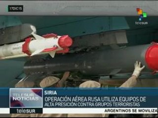 Rusia intensifica operaciones contra objetivos del EI en Siria