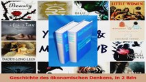 Lesen  Geschichte des ökonomischen Denkens in 2 Bdn PDF Frei